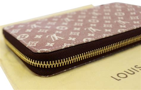 LOUIS VUITTON Mini Lin Ebene Monogram Zippy Wallet