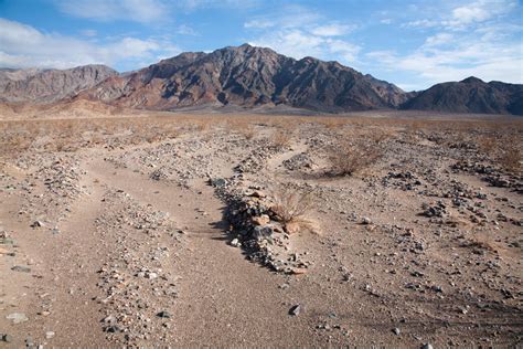 Gravel and sand on alluvial fan, Mojave Desert. – Geology Pics