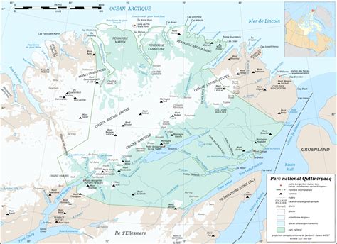 Quttinirpaaq National Park - Canada : r/MapPorn