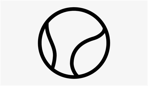 Big Tennis Ball Vector - Tennis Ball Outline Png Transparent PNG - 400x400 - Free Download on ...
