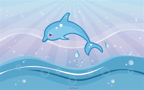 Cute Dolphin Wallpapers - Wallpaper Cave