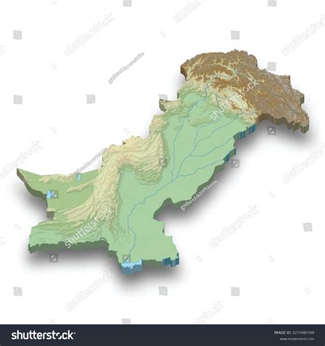 Pakistan Rivers Map Photos, Images & Pictures | Shutterstock