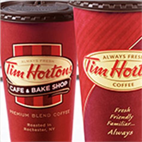 Tim Hortons coffee cups