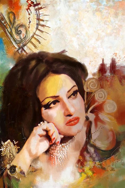 Madam Noor Jehan Painting by Catf - Pixels