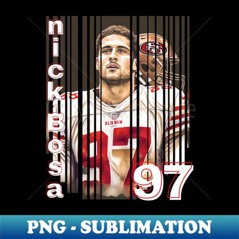 nick bosa paper poster - PNG Transparent Digital Download Fi - Inspire Uplift