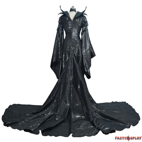 Maleficent Black Witch Angelina Jolie Cosplay Costume