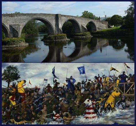 Sept. 11th, 1297: Battle of Stirling Bridge - Scots jointly-led by William Wallace Andrew Moray ...