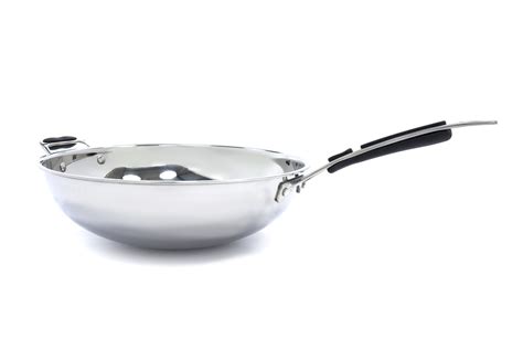 Stainless Steel Induction Wok Pan - Maxima Holland