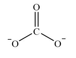 Determine the molecular geometry of the carbonate ion, CO32-. a. bent b ...