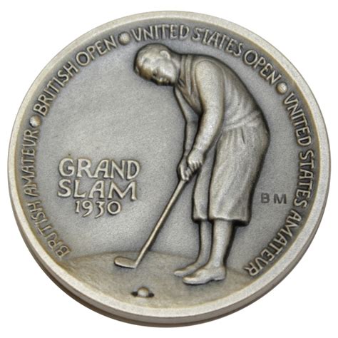 Lot Detail - Bobby Jones Grand Slam .999 Fine Silver Medallion