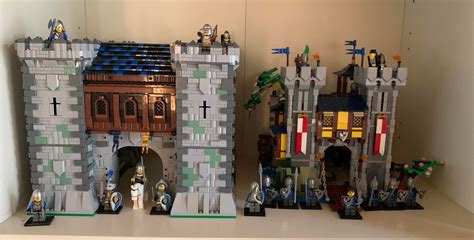 The new 3 in 1 castle alongside my WIP castle moc. It was a good build ...