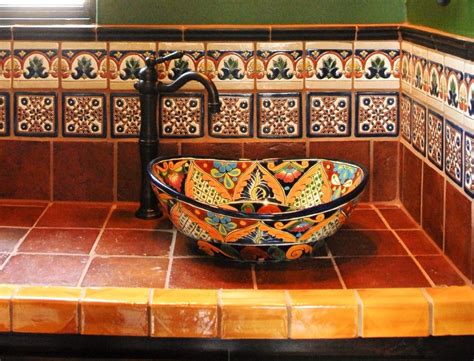 Mexican Ethnic Style For Bathroom Tile Decoration Gallery (Photo 6 of 15)