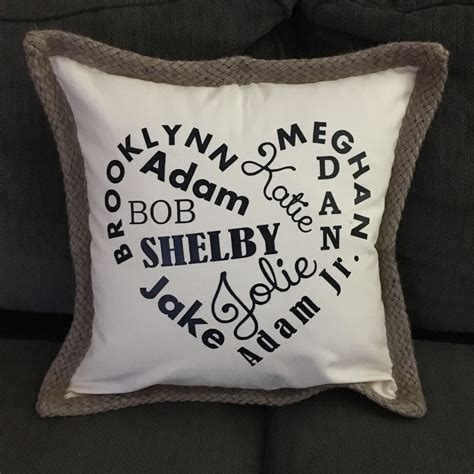 Personalize a pillow with heat transfer vinyl - Pro World Inc.Pro World Inc.