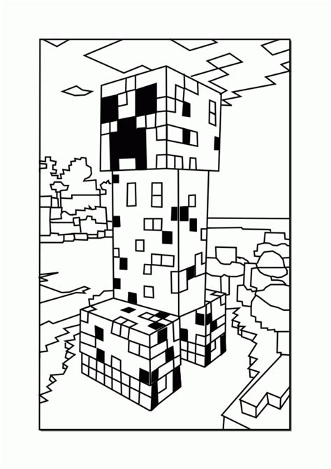 Printable Minecraft Coloring Pages - Coloring Home