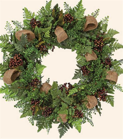 Berry Wreath at Joann.com- If my current Christmas wreath were to fall apart or otherwise become ...