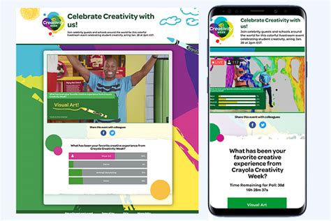 Crayola Creativity Week Live Stream Case Study | Telescope.tv