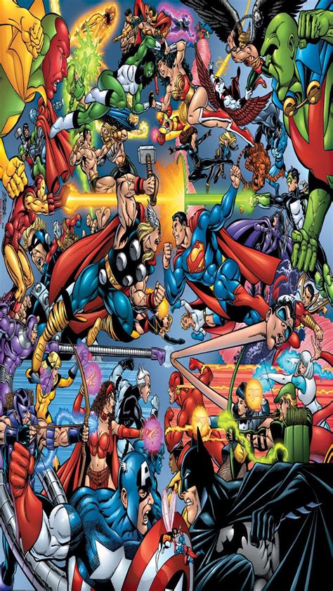 1080x1920 Marvel vs. DC Galaxy S5 Wallpaper (1080x1920) | Dc comics vs ...