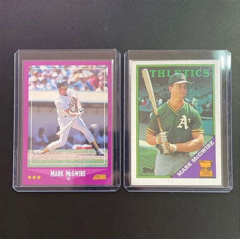 Lot Of 2 Mark McGwire Baseball Cards | Etsy