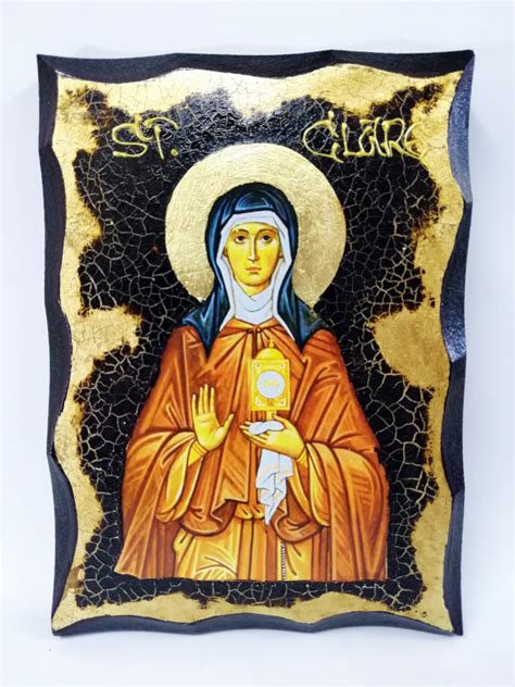 Clare of Assisi Saint Clare of Assisi Claire D'assise - Etsy