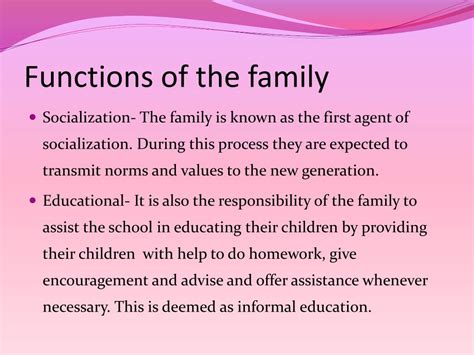 PPT - The Family: Functions and Types PowerPoint Presentation, free download - ID:2812548