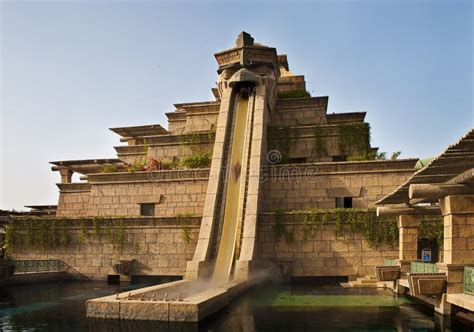 Water Slide at a Water Park in Dubai Stock Photo - Image of hotel, blue ...