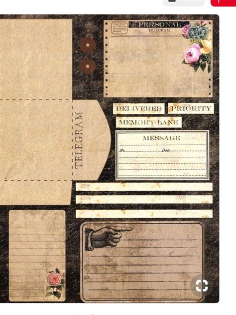 Pin by Bevspell on paper crafts | Vintage junk journal, Journal printables, Scrap paper crafts