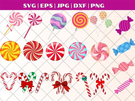 Candy Svg Bundle, Candy Party Svg, Candy Svg, Lollipop Svg, Sweets Svg ...