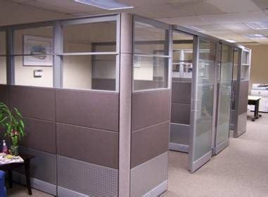 Office Cubicles with Glass Doors | Cubicle design, Cubicle walls ...