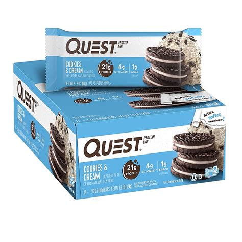 Quest Cookies & Cream Nutrition Protein Bars