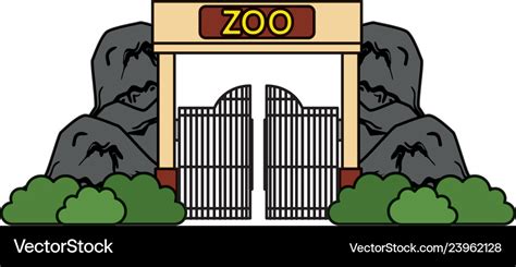 Zoo Entrance Drawing