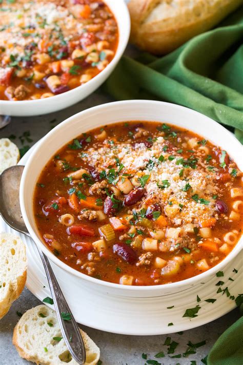 Pasta Fagioli Soup {Better than Olive Garden's!} - Cooking Classy