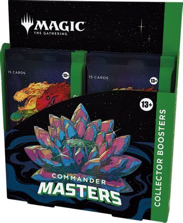 Commander Masters - Collector Booster Box - Commander Masters - Magic ...