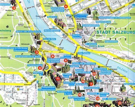 Salzburg Map - Austria