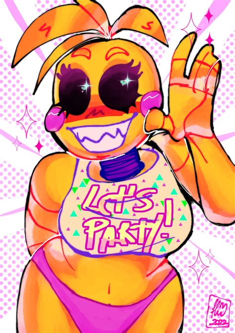 Fnaf 2 Toy Chica Fan Art