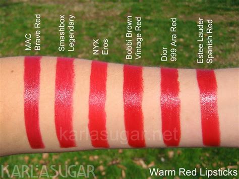 Gorgeous and Cheap: Red Lipstick Swatches!