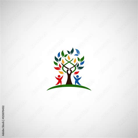 family tree Logo Template Stock Vector | Adobe Stock