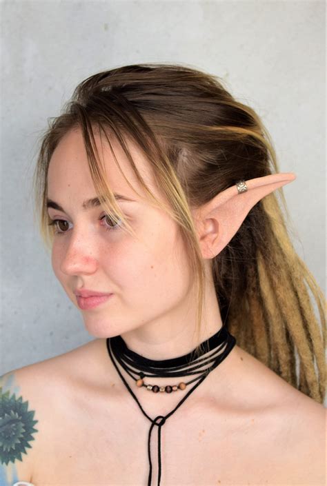 Long Elf Ears Latex Prosthetic Elf Ear Tips Fantasy Costume - Etsy UK