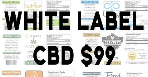 Private & White Label CBD $99 - No Minimum - Galaxy Naturals