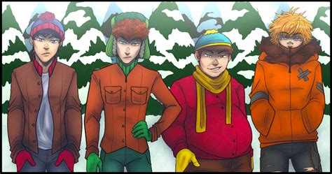 {Fanart} The Main Four (South Park) by SkyDraws8493 on DeviantArt