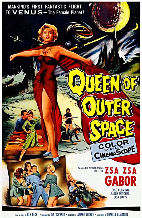 Queen of Outer Space Zsa Zsa Gabor 50s science fiction movies - Google Search | Space movie ...