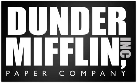 Buy The Office Sign – Dunder Mifflin Logo – The Office Merchandise – Memorabilia Inspired by The ...