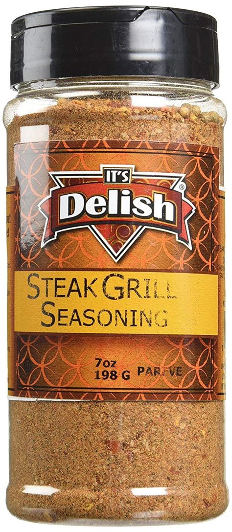 Steak Grill Seasoning by Its Delish, 7 Oz. Medium Jar - Walmart.com