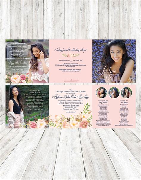 Justine's Rose Gold Floral Themed 18th Birthday Debut, USA ...