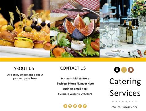 Catering Brochure Template Catering Templates Catering Menu - Etsy ...