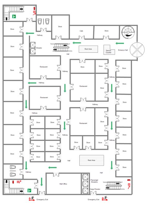 Small Shopping Complex Plan – HOMYSTYLE