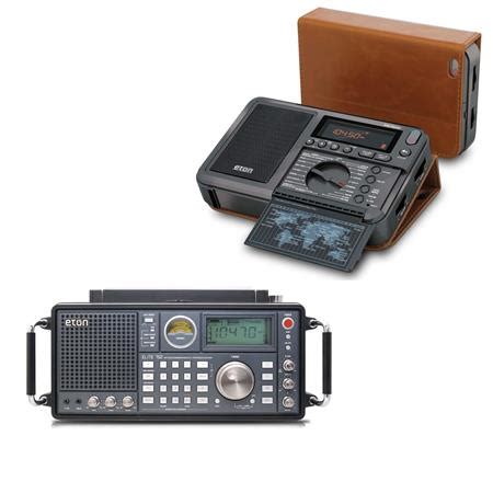 Eton Elite 750 Radio Receiver with AM/FM/LW/SW Bands with RDS & Custom Leather Carry Cover