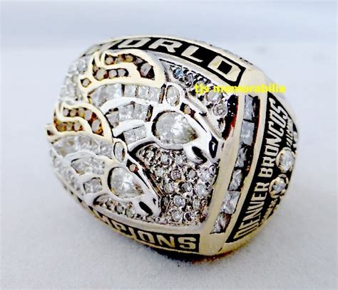 1998 DENVER BRONCOS SUPER BOWL XXXIII CHAMPIONSHIP RING - Buy and Sell Championship Rings