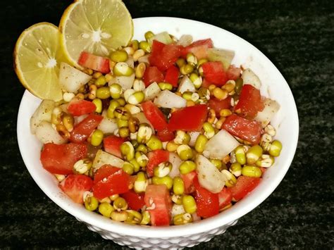 Moong Sprout Salad Recipe - Delishably