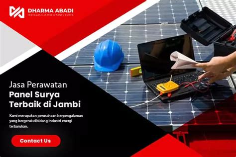 Jasa Perawatan Panel Surya Terbaik di Jambi - CV Dharma Abadi