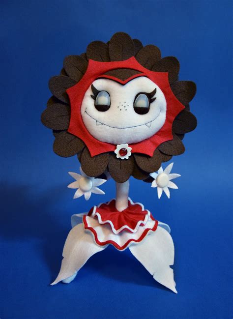 Vampire Sunflower plush [Plants vs. Zombies] by TeaLabel on DeviantArt